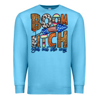 Ocean Blue boom bitch get out the way Premium Sweatshirt - HRA Design Shop