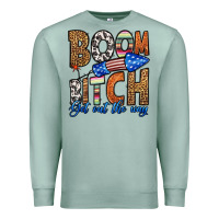 Seafoam boom bitch get out the way Premium Sweatshirt - HRA Design Shop