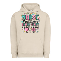 Pigment French Oak nurse practitioner Urban Hoodie - MaliasSmallBusiness