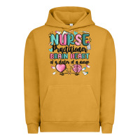 Pigment Peanut Butter nurse practitioner Urban Hoodie - MaliasSmallBusiness