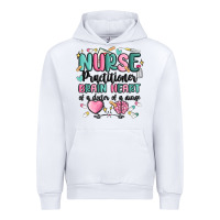 White nurse practitioner Urban Hoodie - MaliasSmallBusiness