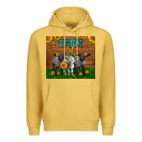 Antique Gold Western Baby Sheeps Farm Life Garden Premium Hoodie - LillyAllenDesigns