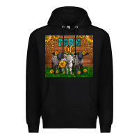 Black Western Baby Sheeps Farm Life Garden Premium Hoodie - LillyAllenDesigns