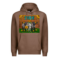 Chestnut Western Baby Sheeps Farm Life Garden Premium Hoodie - LillyAllenDesigns