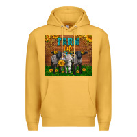 Mustard Western Baby Sheeps Farm Life Garden Premium Hoodie - LillyAllenDesigns