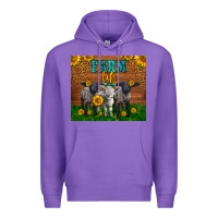 Purple Western Baby Sheeps Farm Life Garden Premium Hoodie - LillyAllenDesigns
