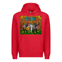 Red Western Baby Sheeps Farm Life Garden Premium Hoodie - LillyAllenDesigns