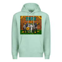 Seafoam Western Baby Sheeps Farm Life Garden Premium Hoodie - LillyAllenDesigns