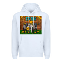 White Western Baby Sheeps Farm Life Garden Premium Hoodie - LillyAllenDesigns