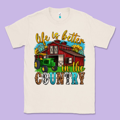 Classic Tee life is better in the country western