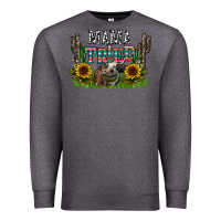 Charcoal Heather mama tried1 Premium Sweatshirt - CowhideDigitalArt