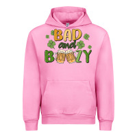 Fuchsia Pink bad and boozy Urban Hoodie - MaliasSmallBusiness