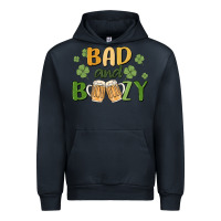 Navy bad and boozy Urban Hoodie - MaliasSmallBusiness