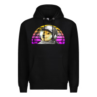 Black dogecoin to the mars Premium Hoodie - Jasminsmagicworld