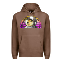 Chestnut dogecoin to the mars Premium Hoodie - Jasminsmagicworld