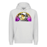 Dove Grey dogecoin to the mars Premium Hoodie - Jasminsmagicworld