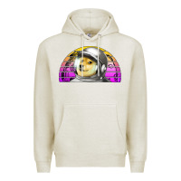 Oatmeal Heather dogecoin to the mars Premium Hoodie - Jasminsmagicworld