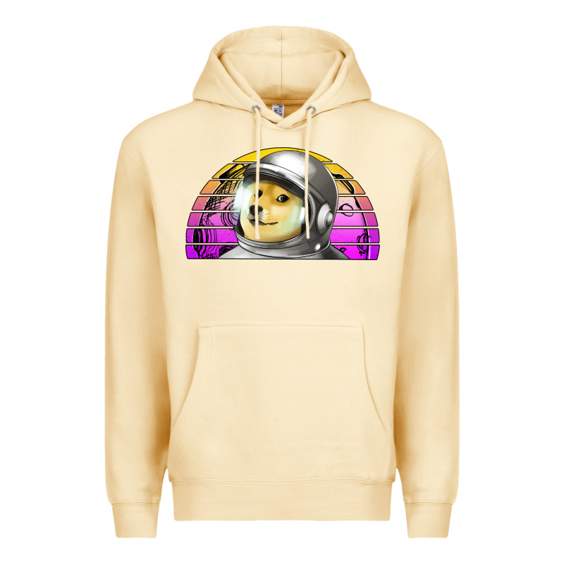 Dogecoin To The Mars Premium Hoodie by Jasminsmagicworld | Teevron