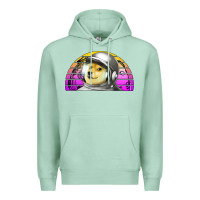 Seafoam dogecoin to the mars Premium Hoodie - Jasminsmagicworld