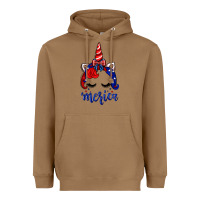 Toasted Coconut 4th of July unicorn Heavyweight Hoodie - Neo Western