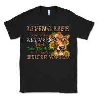 Black living life somewhere between jesus take the wheel Classic Tee - texasbilliewilder