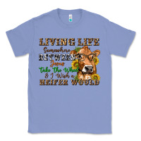 Colony Blue living life somewhere between jesus take the wheel Classic Tee - texasbilliewilder