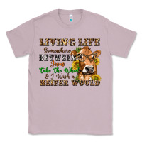 Lilac living life somewhere between jesus take the wheel Classic Tee - texasbilliewilder