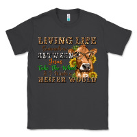 Smoke living life somewhere between jesus take the wheel Classic Tee - texasbilliewilder