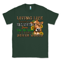 Sports Green living life somewhere between jesus take the wheel Classic Tee - texasbilliewilder
