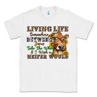White living life somewhere between jesus take the wheel Classic Tee - texasbilliewilder