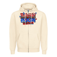 Sandshell boom boom mama Zipper Hoodie - Zillion Design Studio