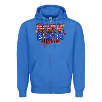 True Royal boom boom mama Zipper Hoodie - Zillion Design Studio