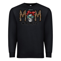 Black mom life Premium Sweatshirt - CowhideDigitalArt