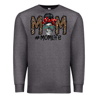 Charcoal Heather mom life Premium Sweatshirt - CowhideDigitalArt