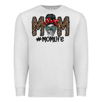 Oatmeal Heather mom life Premium Sweatshirt - CowhideDigitalArt