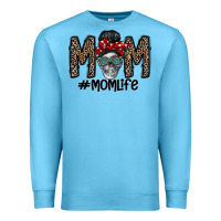Ocean Blue mom life Premium Sweatshirt - CowhideDigitalArt