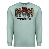 Seafoam mom life Premium Sweatshirt - CowhideDigitalArt