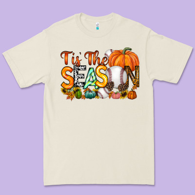 Tis The Season Baseball Premium Tee Designed By Racoondesign