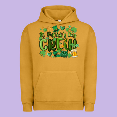 St.patrick's Day Crew Urban Hoodie Designed By Maliassmallbusiness