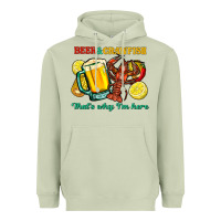 Matcha beer&crawfish that's why i'm here Heavyweight Hoodie - FaDigitalArtStudio