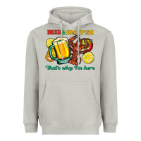 Moon Dust beer&crawfish that's why i'm here Heavyweight Hoodie - FaDigitalArtStudio