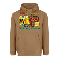 Toasted Coconut beer&crawfish that's why i'm here Heavyweight Hoodie - FaDigitalArtStudio