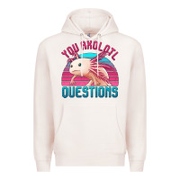 You Axolotl Questions 80's Retro Sunset Premium Hoodie | Teevron