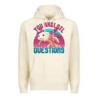 Tofu you axolotl questions 80's retro sunset Premium Hoodie - Jasminsmagicworld