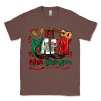 Chestnut el papa mas chingon Classic Tee - Zillion Design Studio