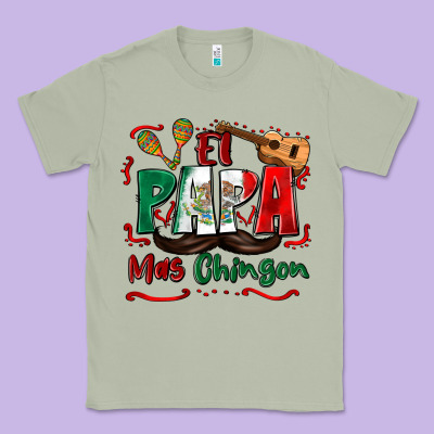 El Papa Mas Chingon Classic Tee Designed By Zillion Design Studio