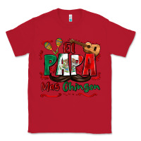 Red el papa mas chingon Classic Tee - Zillion Design Studio
