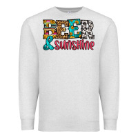 Oatmeal Heather beer and sunshine Premium Sweatshirt - HRA Design Shop