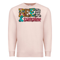 Pale Pink beer and sunshine Premium Sweatshirt - HRA Design Shop