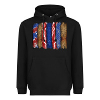 4th Of July Brushstroke Heavyweight Hoodie | Teevron